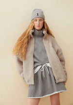 Laden Sie das Bild in den Galerie-Viewer, Woll-Mix-Fleece Jacke