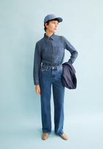 Laden Sie das Bild in den Galerie-Viewer, Jeansbluse Aurelaa