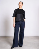Laden Sie das Bild in den Galerie-Viewer, Wide Leg Jeans Tacna Blue Denim GOTS
