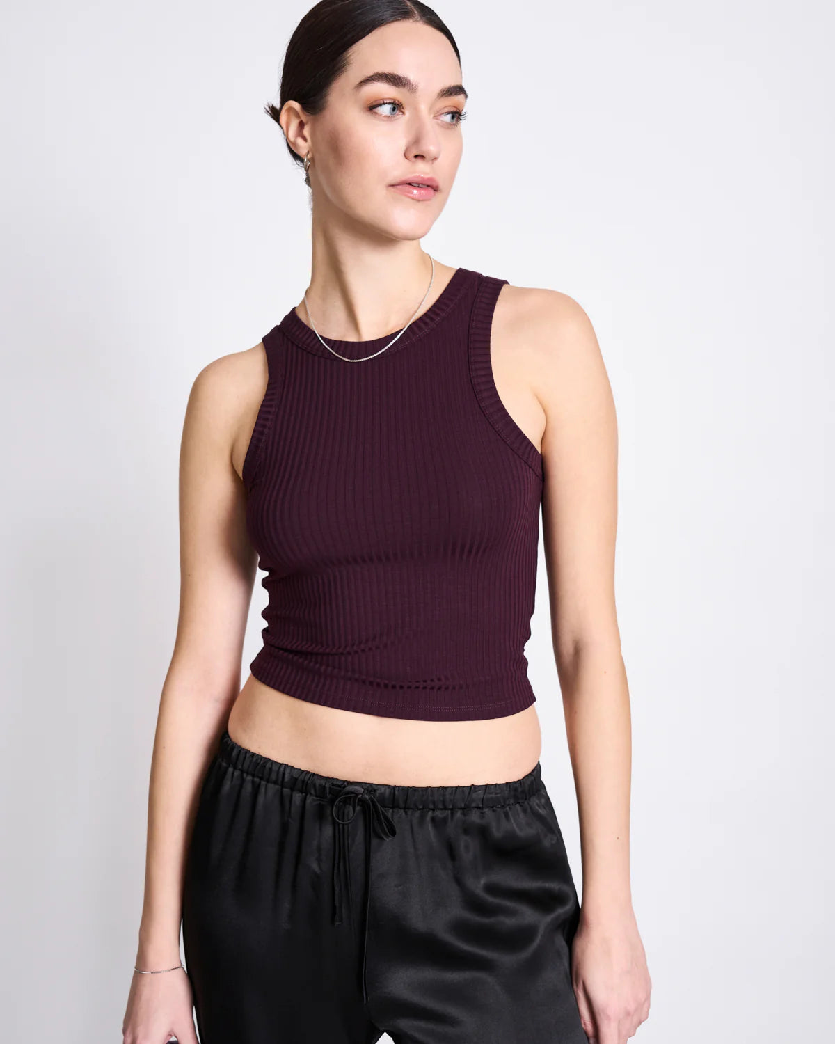 Lyocell Rib Tank Top Porto