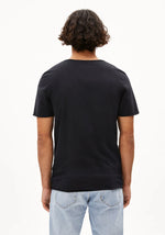Laden Sie das Bild in den Galerie-Viewer, Jaames Brushed T-Shirt schwarz
