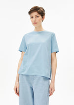 Laden Sie das Bild in den Galerie-Viewer, Shirt Lualaa 100% Bio-Baumwolle blue glow
