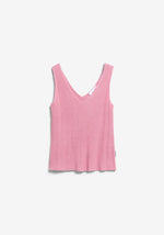 Laden Sie das Bild in den Galerie-Viewer, Leinen Mix Strick Top Washed Berry
