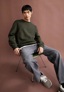 Fleece Sweatshirt Baaro Forrest Pine