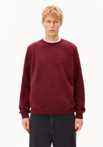 Laden Sie das Bild in den Galerie-Viewer, Baaro Fleece Sweat Shirt Velvet Red
