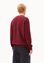 Laden Sie das Bild in den Galerie-Viewer, Baaro Fleece Sweat Shirt Velvet Red
