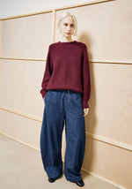 Laden Sie das Bild in den Galerie-Viewer, Rippstrickpullover Kaagi Bio-Baumwoll Mix
