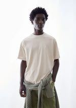 Laden Sie das Bild in den Galerie-Viewer, Maarkos Linen Blend T-Shirt pure
