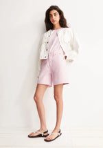 Laden Sie das Bild in den Galerie-Viewer, Jeans Short Thalinaa pink mist
