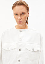Laden Sie das Bild in den Galerie-Viewer, Lockere Jeans Jacke weiß
