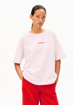 Laden Sie das Bild in den Galerie-Viewer, Oversize Shirt Giannaa Change T-Shirt pink mist
