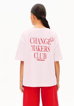 Laden Sie das Bild in den Galerie-Viewer, Oversize Shirt Giannaa Change T-Shirt pink mist
