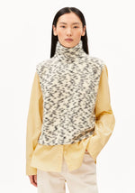 Laden Sie das Bild in den Galerie-Viewer, Gepunkteter Mohair Mix Knit Pullunder
