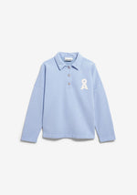Laden Sie das Bild in den Galerie-Viewer, Polo Sweatshirt light blue
