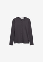 Laden Sie das Bild in den Galerie-Viewer, Ripp Longsleeve Cardigan Dark Steel
