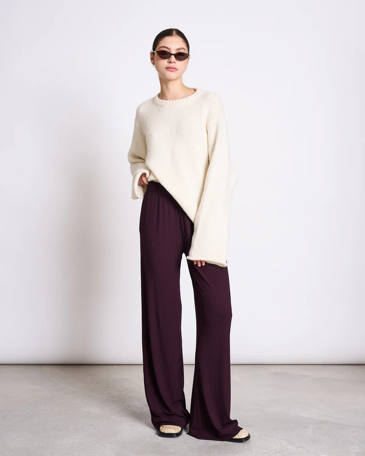 Lyocell Rib Pants Smilla