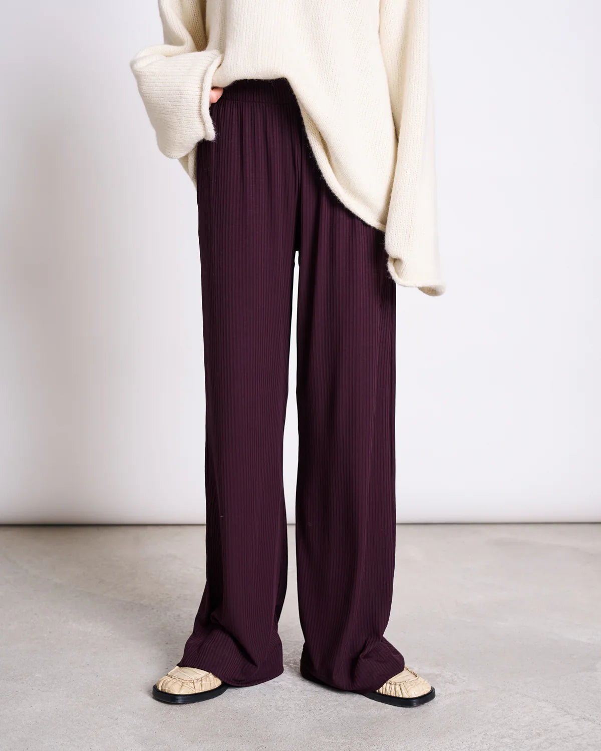 Lyocell Rib Pants Smilla