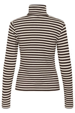 Laden Sie das Bild in den Galerie-Viewer, Langarm Shirt mit Rollkragen Efinas in Mole Stripe
