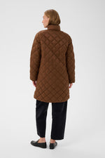 Laden Sie das Bild in den Galerie-Viewer, Gesteppte Jacke Olilana in downtown brown
