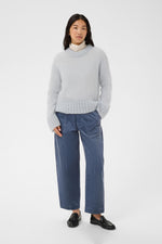 Laden Sie das Bild in den Galerie-Viewer, Pullover Sille Gray Dawn - Blue
