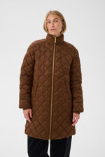 Laden Sie das Bild in den Galerie-Viewer, Gesteppte Jacke Olilana in downtown brown
