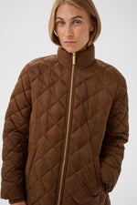 Laden Sie das Bild in den Galerie-Viewer, Gesteppte Jacke Olilana in downtown brown
