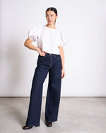 Laden Sie das Bild in den Galerie-Viewer, Wide Leg Jeans Tacna Blue Denim GOTS
