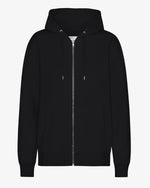 Laden Sie das Bild in den Galerie-Viewer, Classic Organic Zip Hoodie - Deep Black
