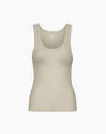 Laden Sie das Bild in den Galerie-Viewer, Women Organic Rip Tank Top - Oyster Grey
