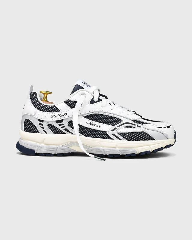 The Re-Run White Silver Navy