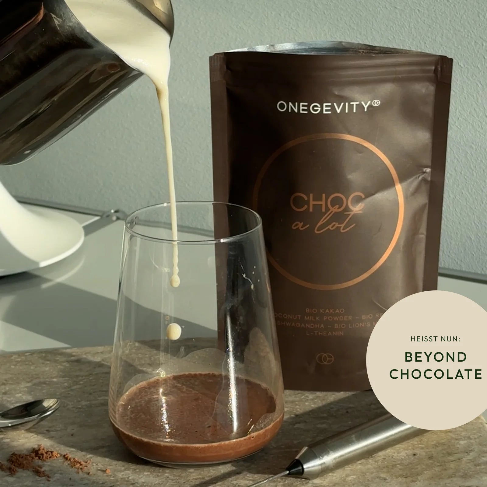Beyond Chocolate - Premium Kakao mit Adaptogenen für Entspannung & Schlaf l Onegevity