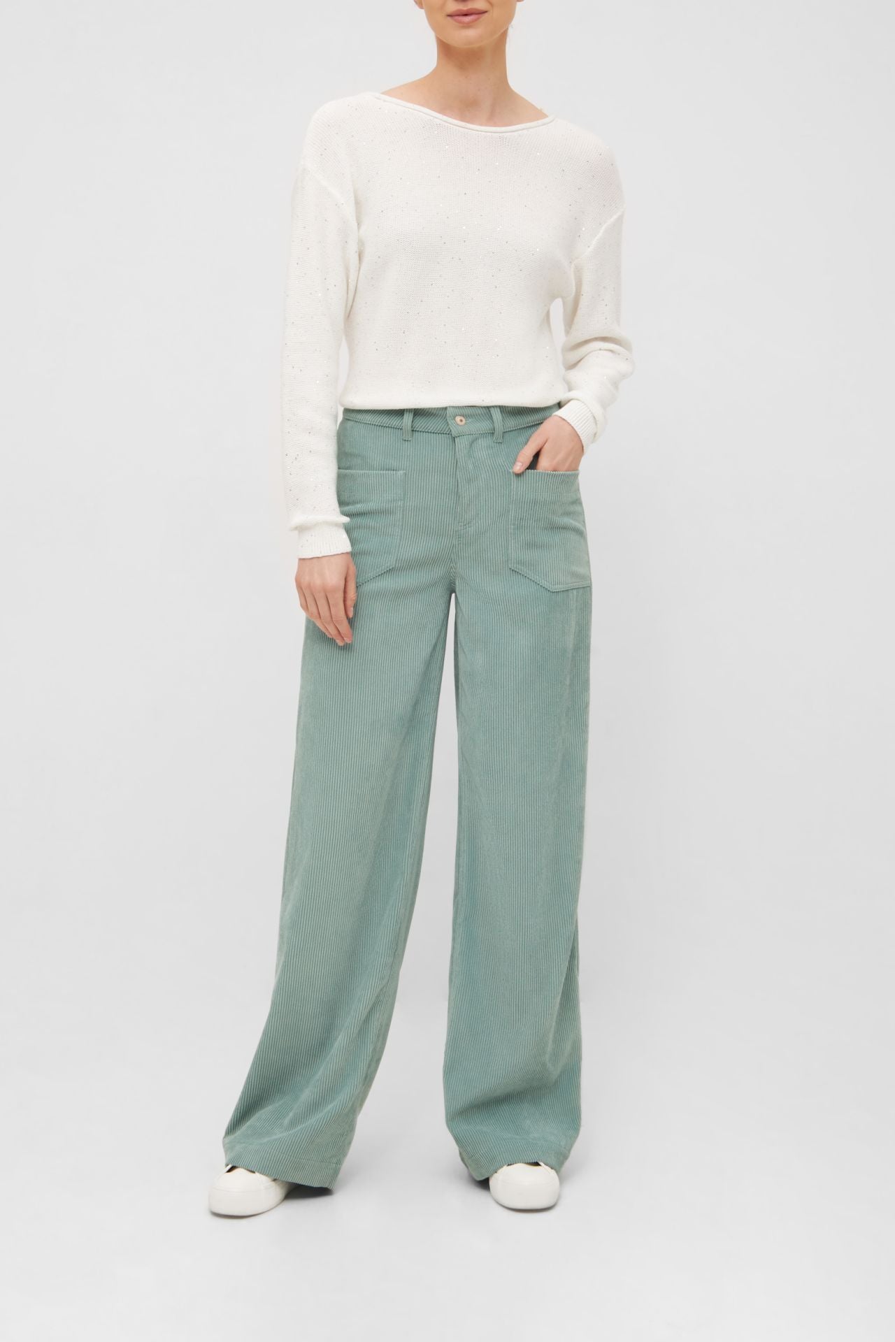 Cordhose Wide Leg Miru