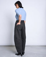 Laden Sie das Bild in den Galerie-Viewer, Lyocell Rib Shirt Nina mid blue
