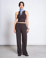 Laden Sie das Bild in den Galerie-Viewer, Rib Tank Top Lyocell mud
