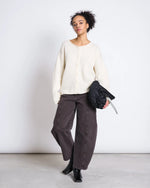 Laden Sie das Bild in den Galerie-Viewer, Barrel Leg Denim Jeans Faya Mud GOTS
