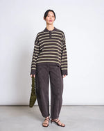 Laden Sie das Bild in den Galerie-Viewer, Knit Polo Sweater Etta Zartbitter
