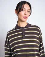 Laden Sie das Bild in den Galerie-Viewer, Knit Polo Sweater Etta Zartbitter
