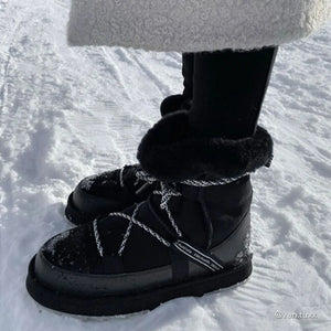 Winterboots Blurred Black