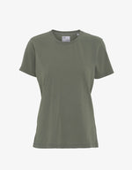 Laden Sie das Bild in den Galerie-Viewer, Women Light Organic Tee - Dusty Olive
