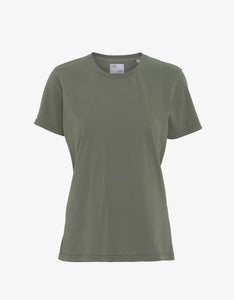 Women Light Organic Tee - Dusty Olive