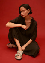 Laden Sie das Bild in den Galerie-Viewer, Alba Suede Beige Leder Sandalen
