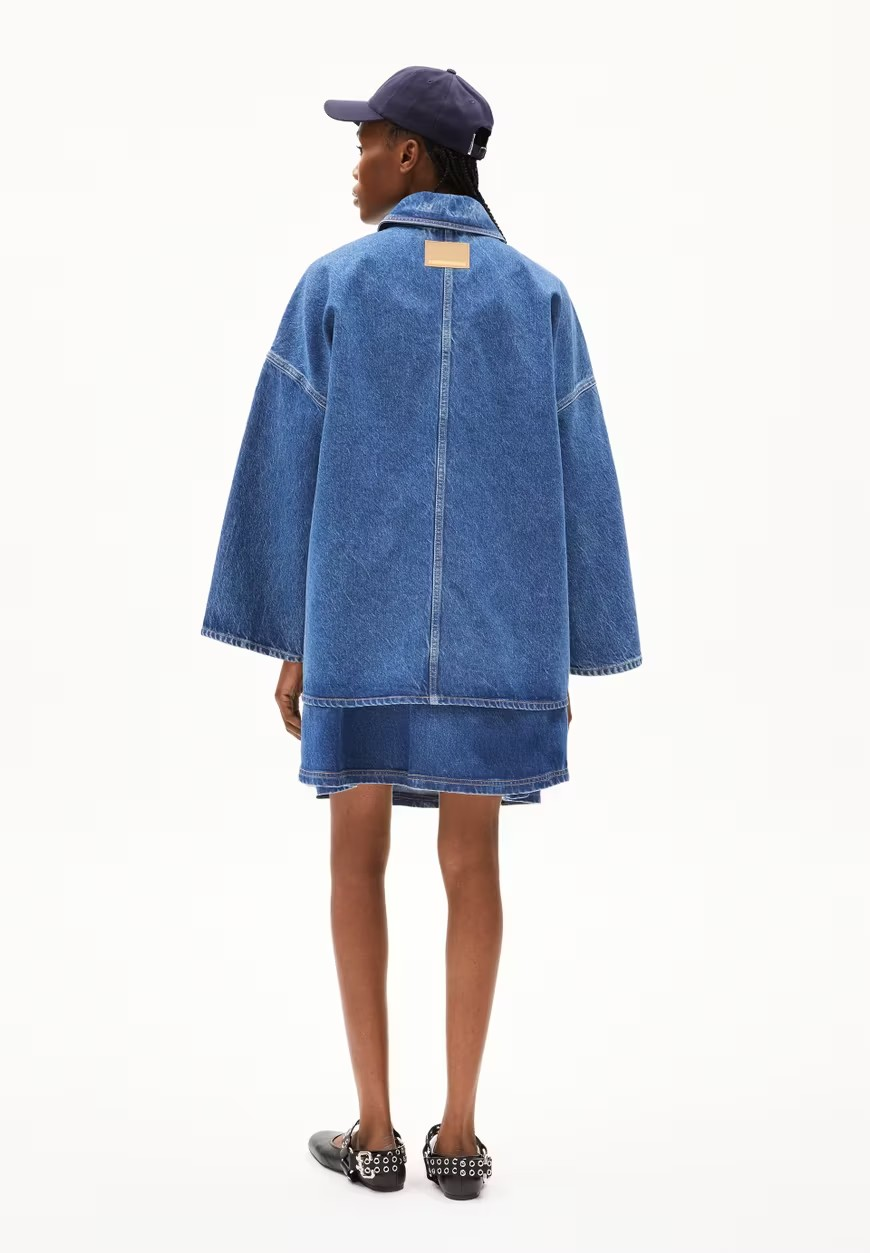 Oversize Jeanshemd Draapy