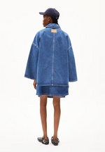 Laden Sie das Bild in den Galerie-Viewer, Oversize Jeanshemd Draapy
