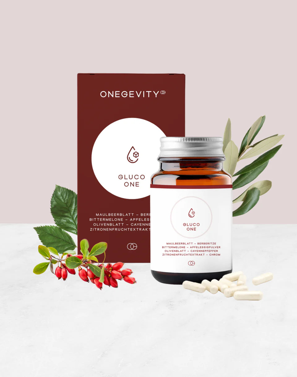Gluco One - Natürliche Blutzuckerunterstützung l Onegevity