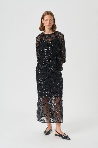 Pailettenbluse Vivan