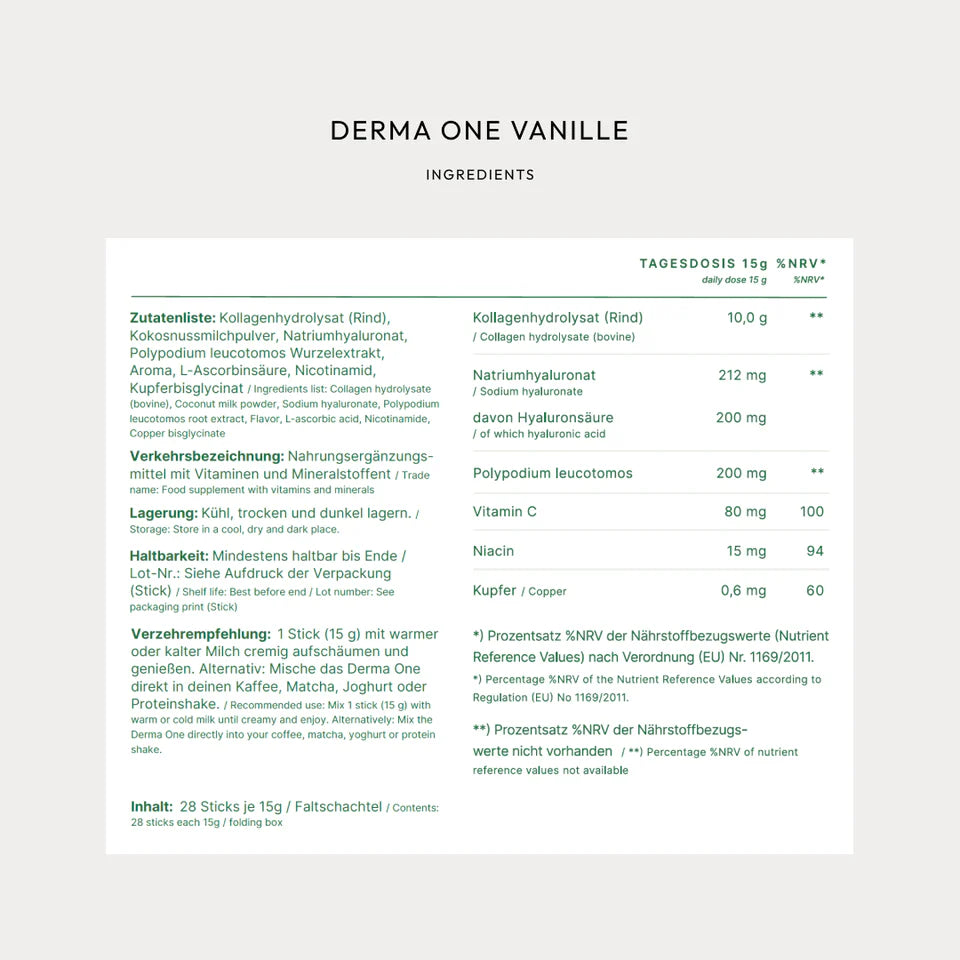 Derma One - Collagen Creamer für Haut, Haare & Nägel l Onegevity