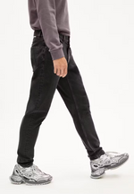 Laden Sie das Bild in den Galerie-Viewer, Jeans Aarjo Tarpa black wash authentic
