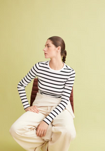 Laden Sie das Bild in den Galerie-Viewer, Langarmshirt Maywaa Stripe
