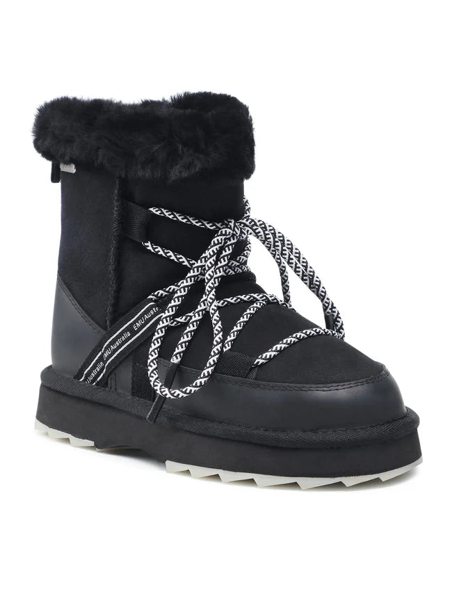 Winterboots Blurred Black
