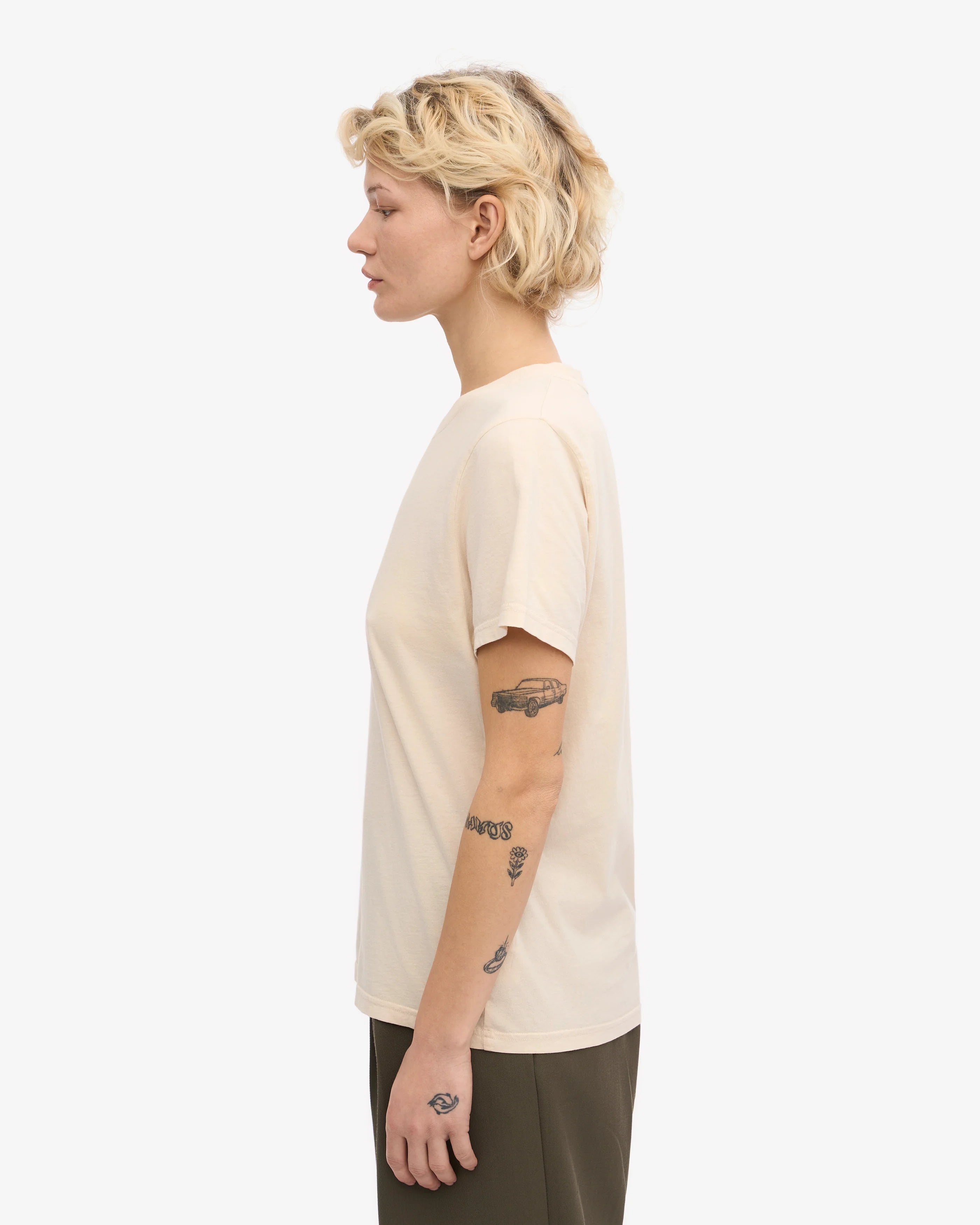 Women Light Organic Tee - Ivory White